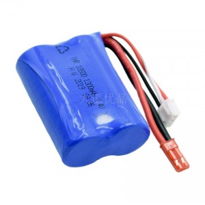 海博星 HBX配件M16120 锂电池7.4V 1300mAh JST插头