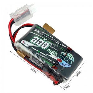 ACE 7.4V 2S 800mAh 45C锂电池 JST插头