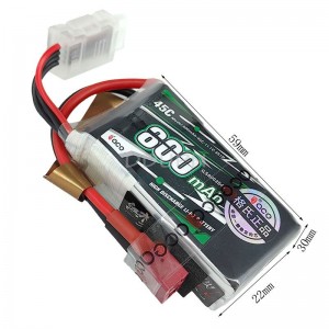 ACE 11.1V 3S 800mAh 45C锂电池 T型插头