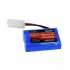 6.4V 2S 900mAh HFC18500锂铁电池 KET-2P母端 正向插头