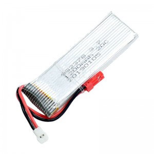 3.7V 1200mAh 20C 锂电池 JST+MX2.0- 2P正向插头