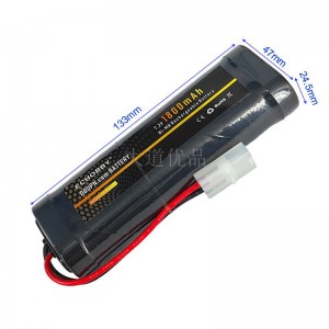 7.2V 1800mAh 镍氢电池 KET-2P正向母头